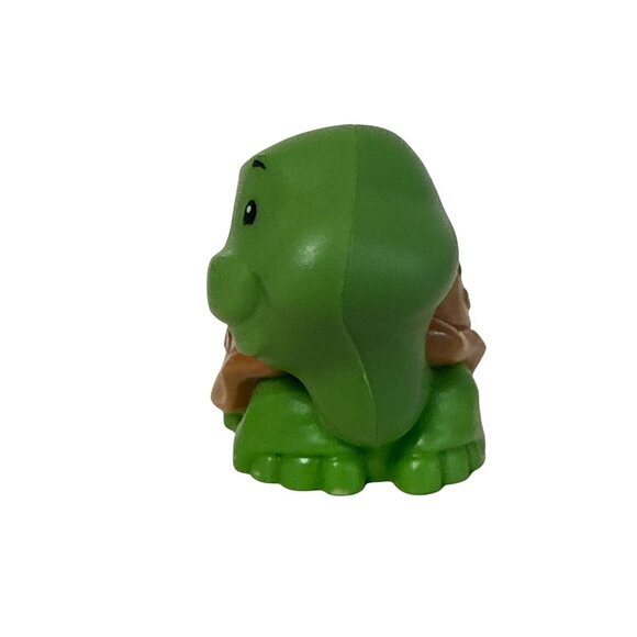 Fisher-Price Little People Turtle Figure Green & Brown Plastic Toy FHC48 - Picture 4 of 5